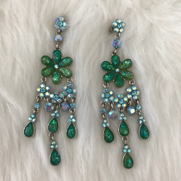 Teal Prom Dress. Size XL. - Picture 6 of 9